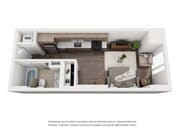 McKenzie - J - 1 Beds - 1 Baths - 420 Sq. ft.