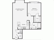 1BR/1BA