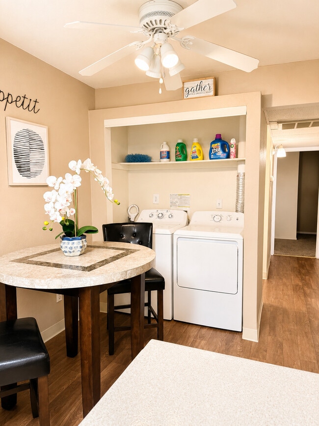 Dining Area 2 + Washer/Dryer