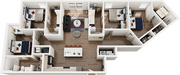 Signature at Varsity D4 4 Bedroom Floor Plan