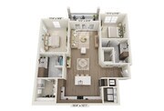 B2-ADA floor plan Asher Towne Lake