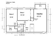 2BR/1BA