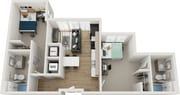 2BR/2BA - B5- Option 1