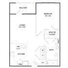 A1D | 1x1 | 656 sq ft