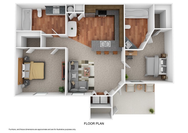 B2 - 2 Bedroom/ 2 bathroom