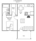 1BR/1BA