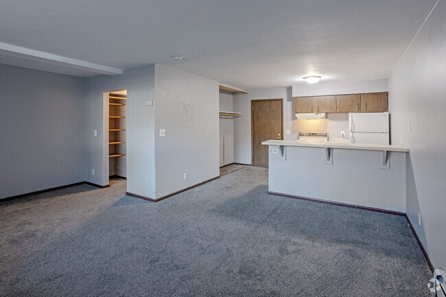 StStudio - 400SF - Sala de estar - 907 Dale St Apartments