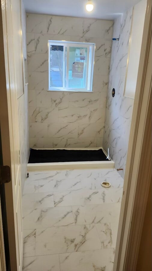 bathroom under renovation/not complete - 35 University Pl Apartments Unit ist fl