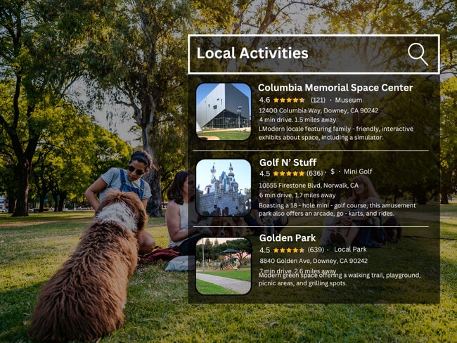 ¡Actividades divertidas y únicas cerca! - Sycamore Pines Apartments