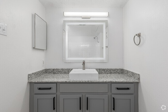 1BR, 1BA - 704SF - Bathroom
