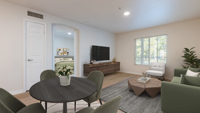 Living Area with Hard Surface Flooring