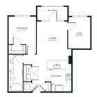A1P floor plan The Hartley at Blue Hill