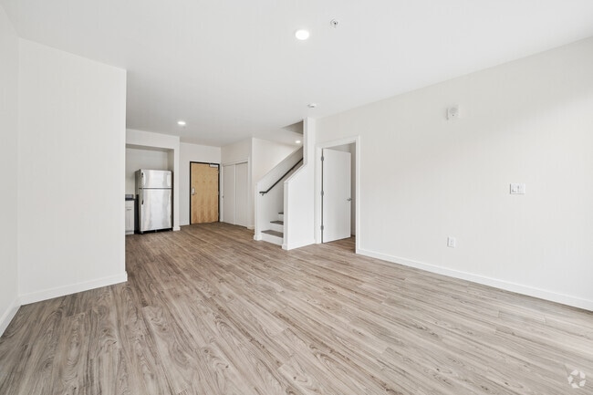 3BR, 2BA - 1,292SF - Living Room - 3900 Adeline