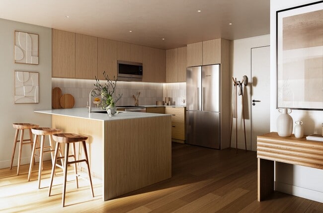 Cocina del apartamento exclusivo de Quincy San Francisco - Quincy