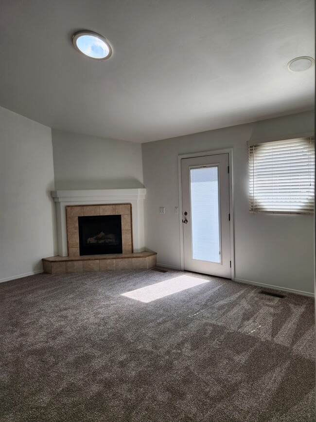Living Room Fireplace - 411 Federation Rd