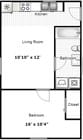 1BR/1BA