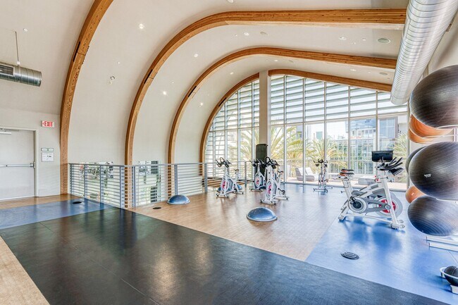 Our fitness center is complete with everything you need for a workout