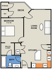 The Daybreak 1 Bedroom/1 Bath