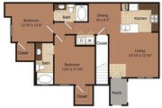 B1 floor plan Ten Pines at Summerwood