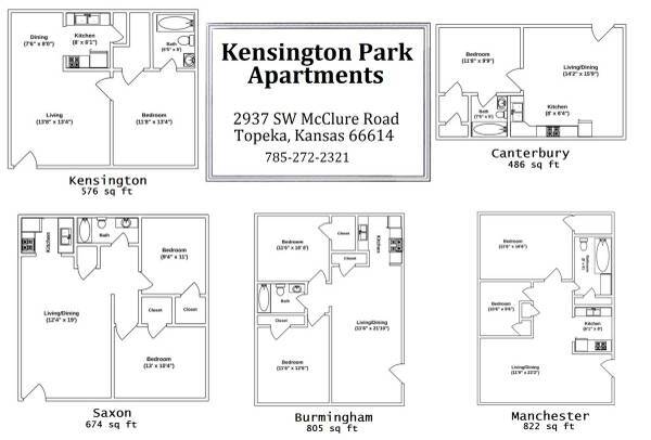 Kensington Apartments Floor Plans