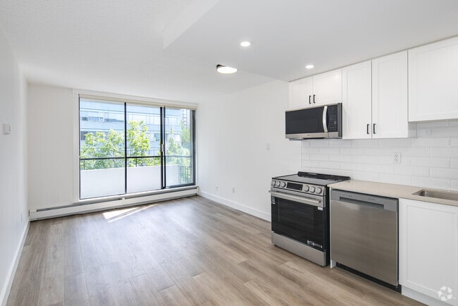 1 chambre, 1 salle de bain - 46 m² - Salon - Pacific Cove Apartments