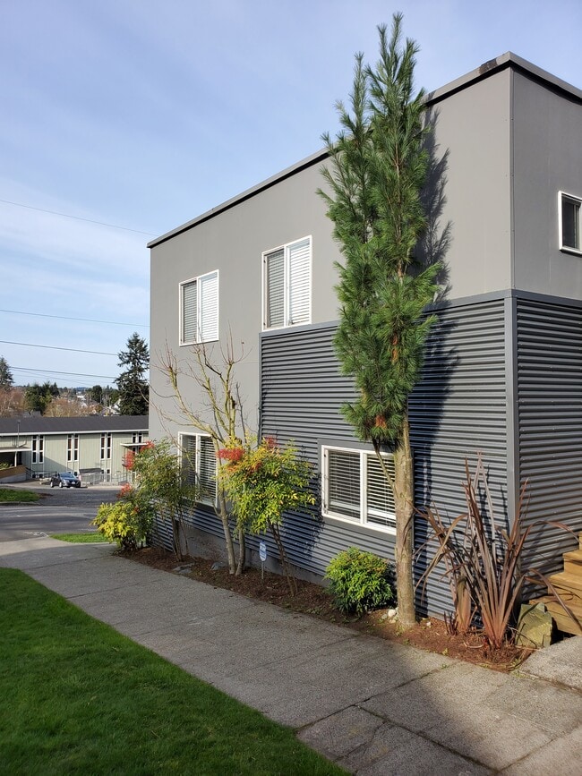 West Side of Building - 6216 Linden Ave N Unit A
