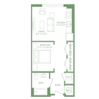 S3 | studio | 546 Sq Ft