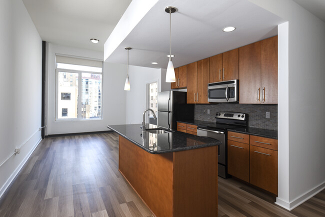 Open Layout Kitchen - The Sansom Apartments