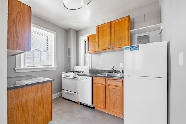 Classic apartment kitchen at The Melwood