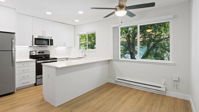 Kitchen with Stainless Steel Appliances