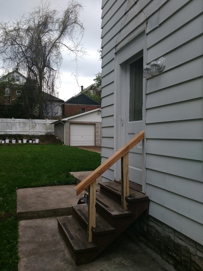 Rear Entrance Back Yard