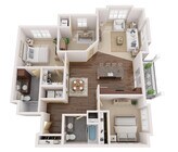 Floor Plan B1.1 | Elan | Apartments in Fitchburg, WI