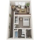 The Rocket - One Bedroom 503 sqft