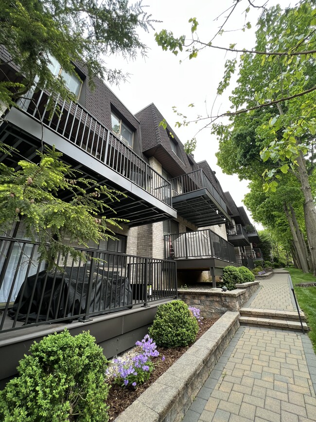Entrance - brand new balconies in all units