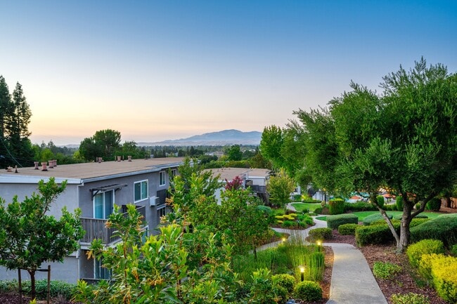 View from top of Pleasanton Heights Apartments