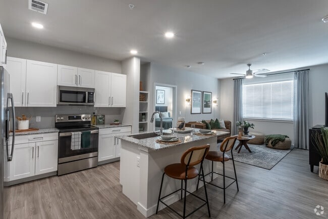 Cocina y sala de estar - The Standard at Cypress Creek