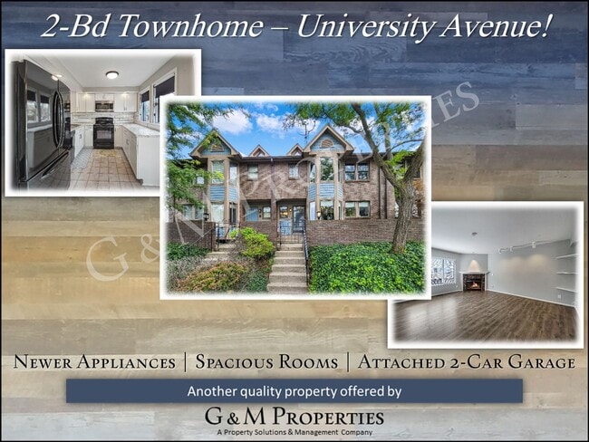 Building Photo - 2-Bd Townhome - On University Avenue!