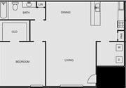 1BR/1BA