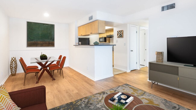 Kitchen and Dining Room with Hard Surface Flooring - Lincoln Heights