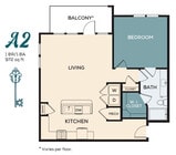 A2 floor plan Emeline Heights