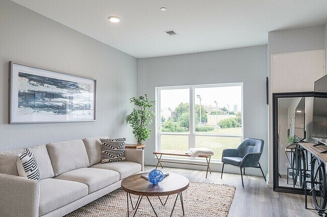 Sun-soaked living room windows