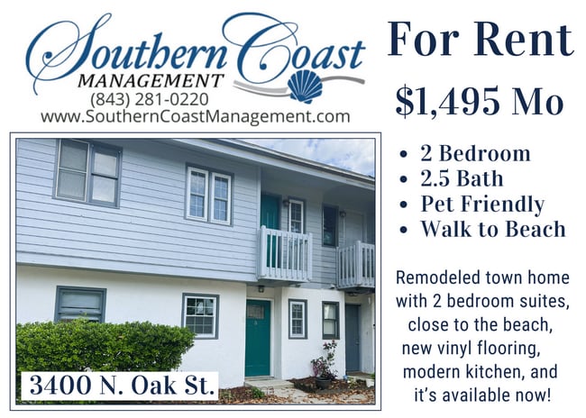 Building Photo - Walk to Beach! Newly Remodeled 2 Bedroom, Pet-Friendly Town Home! Available NOW!