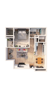 Ridge at Roper Mountain - A1BR1 Floor Plan
