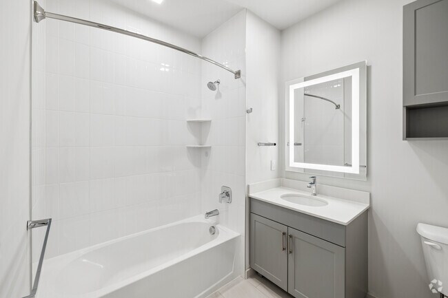 2BR, 2BA - 1,350SF - Second Bathroom