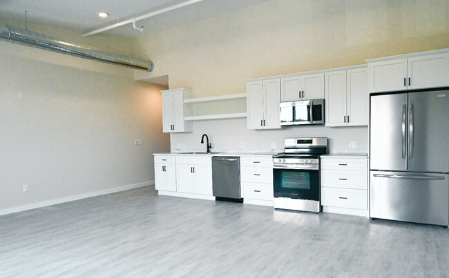 Kitchen/Living Area - Oleson's West Apartments