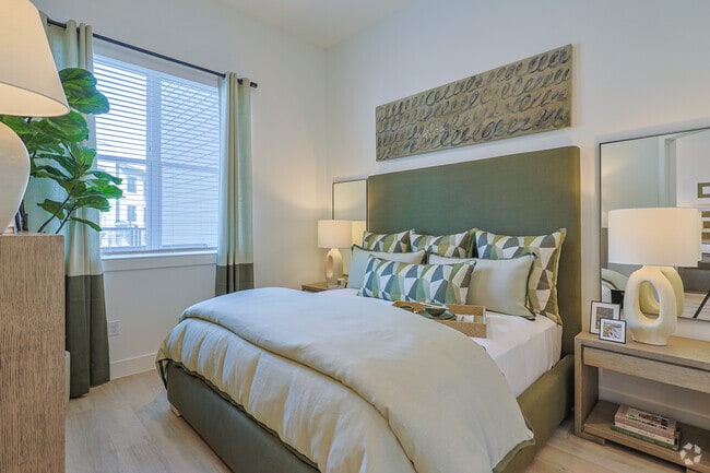 1BR, 1BA - 760SF - Bedroom - Evergreen at Whisper Valley
