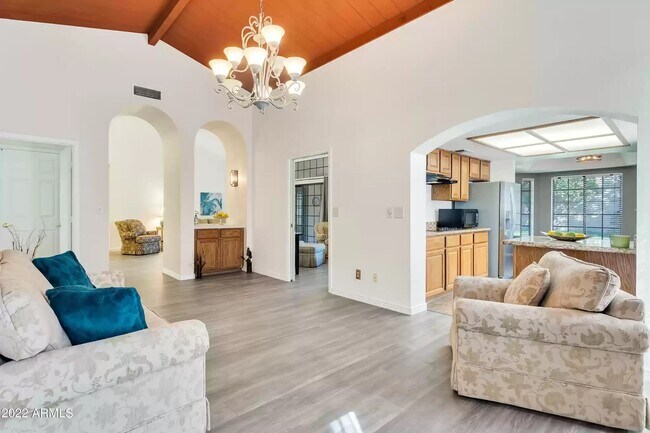 View of Kitchen and Family Room - 19231 N 67th Dr