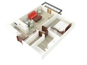 1x1 Save $750 off move in! Apply before 2/6/2024