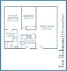 2BR/1BA