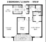 2BR/1.5BA
